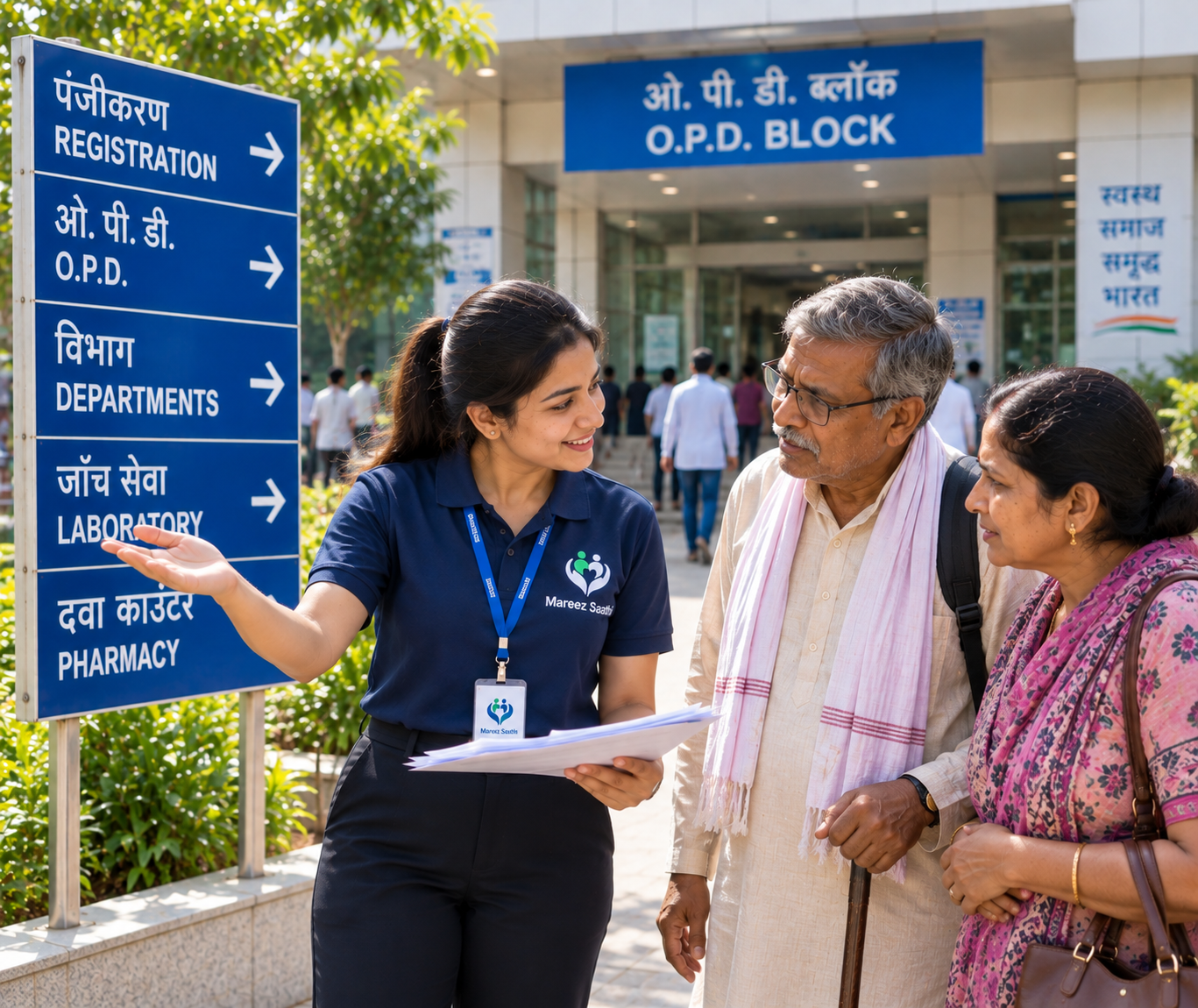 Mareez Saathi patient support at Patna Medical College and Hospital