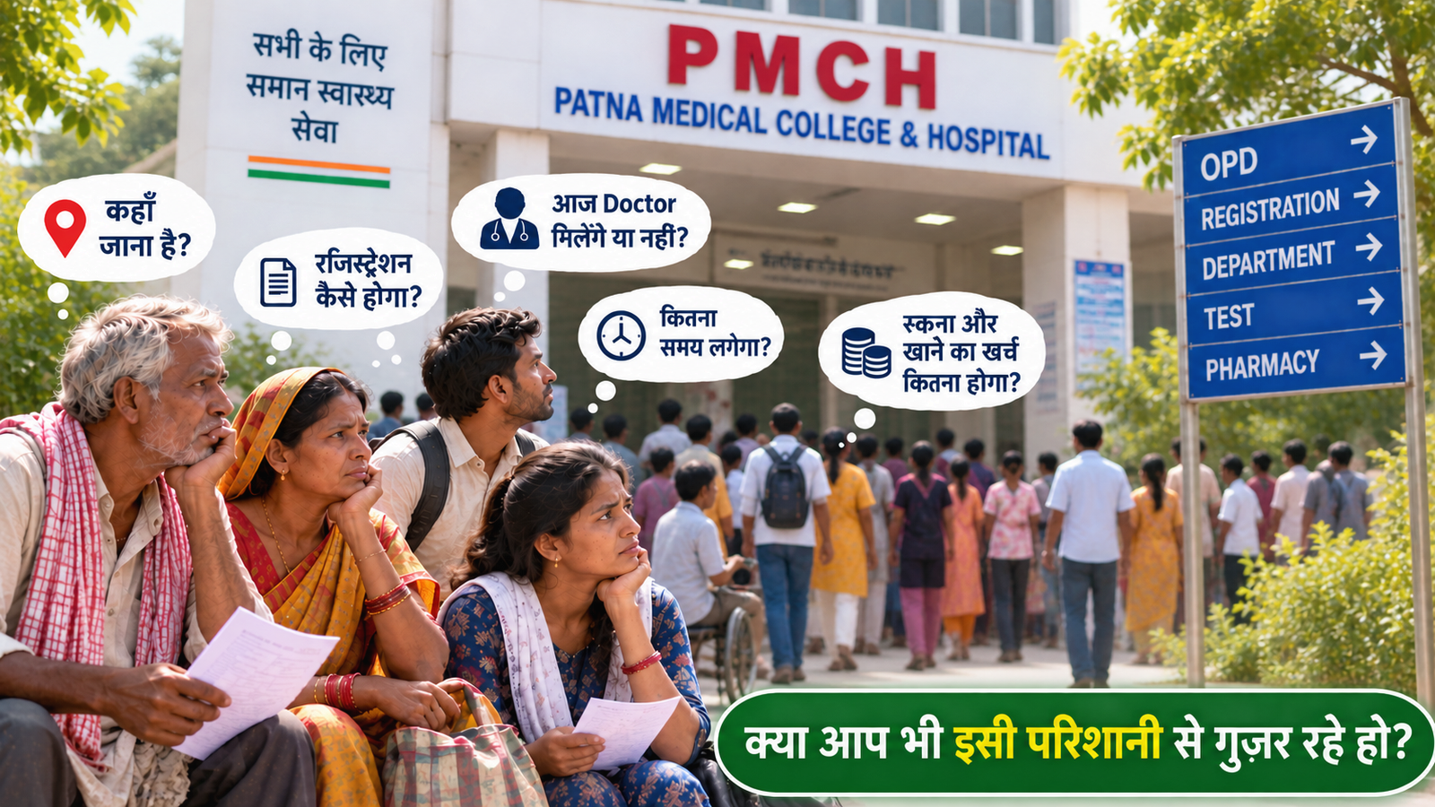 Mareez Saathi patient support at Patna Medical College and Hospital